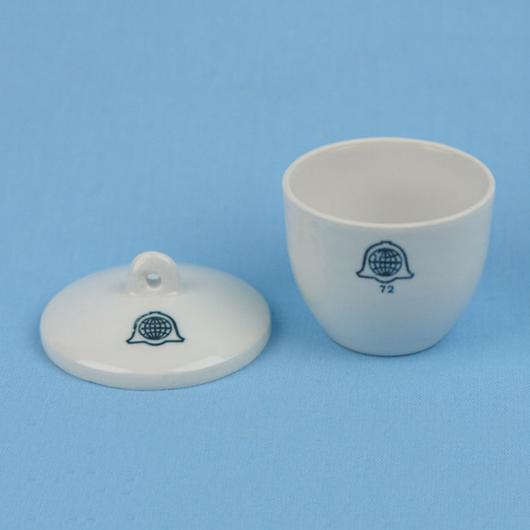 30 ml Porcelain Crucible & Lid