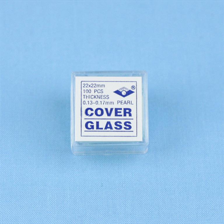 100 Microscope Slide Cover Slips | Avogadro's Lab Supply